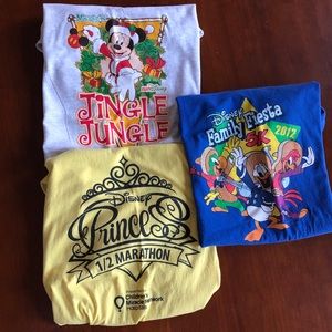 Set of 3 runDisney shirts
